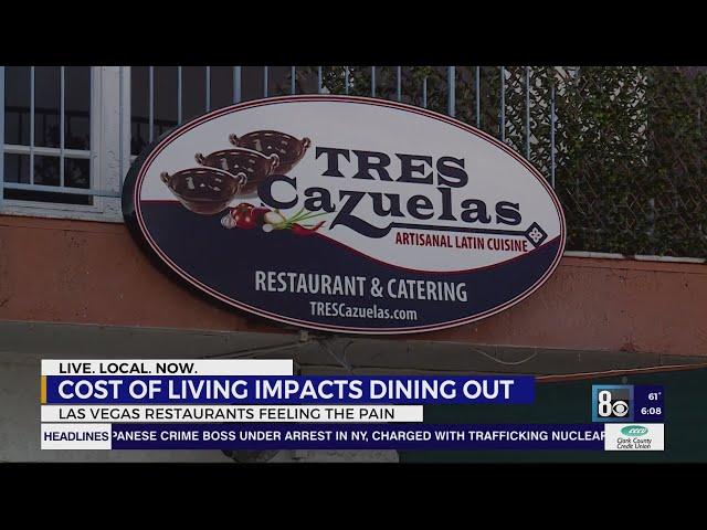 Cost of living impacts dining out budgets, customers for Las Vegas restaurants 