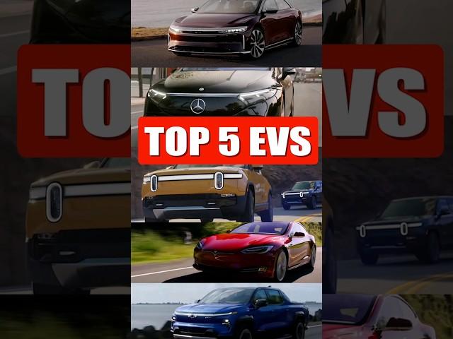 Top 5 EVs with the best range