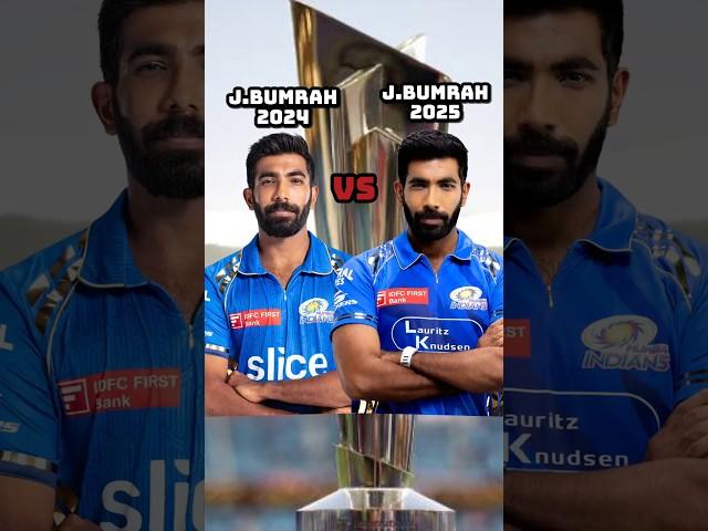 jasprit bumrah(2024) vs jasprit bumrah(2025) in IPL #cricket#viralvideo#viralshorts#shortsfeed#viral