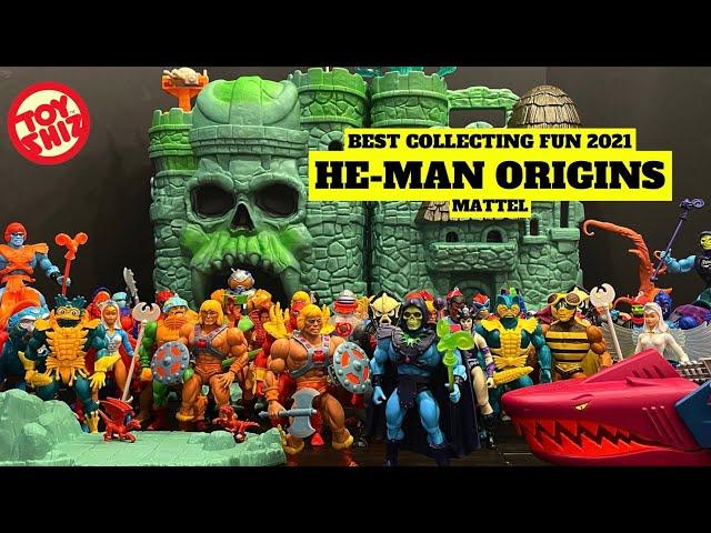 BEST COLLECTING FUN IN 2021! A Look at all the He-Man Origins Figures | Mattel