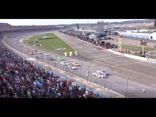 last 4 laps TALLADEGA - April 28, 2019   Very Wild Finish