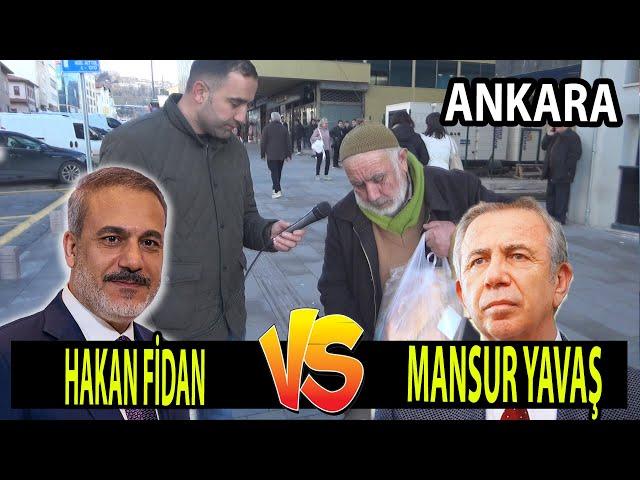 Ankarada Kıran Kırana Seçim Anketi Hakan Fidan mı Mansur Yavaş mı