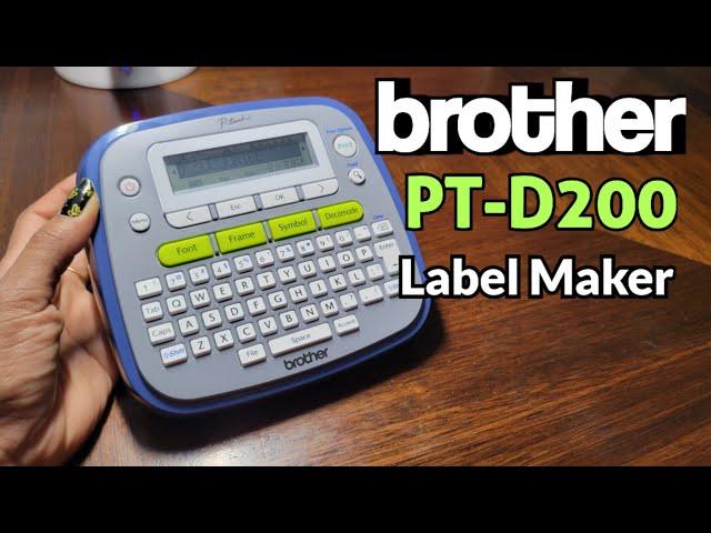 Best way to print labels | Brother PT D200 label maker Review