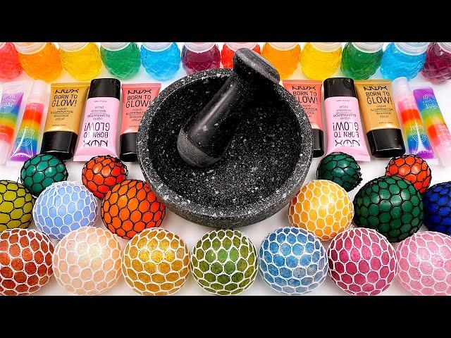 Satisfying Video How To Make Stress Balls Slime Eyeshadow Makeup Mixing Random Things GoGo ASMR