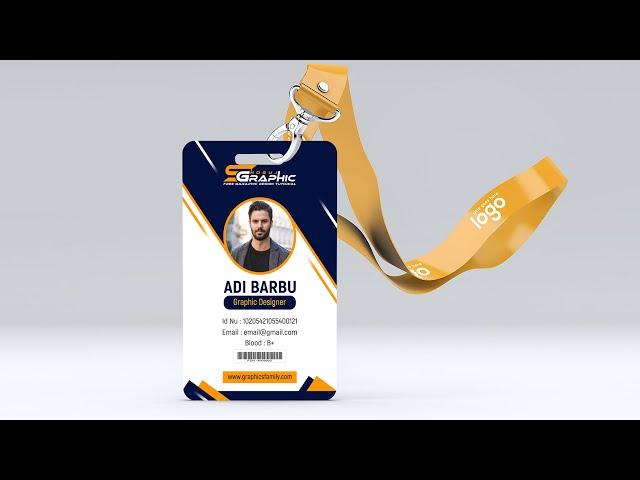 Professional Id Card Design || Photoshop Tutorial