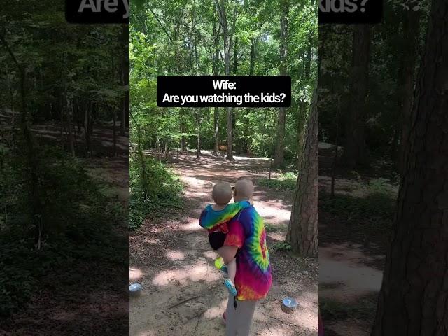When It's My Turn To Watch The Kids! #discgolf