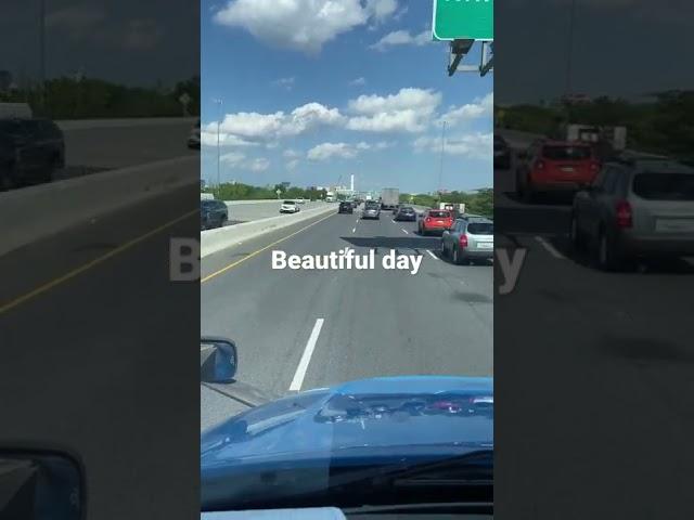 Beautiful day in Richmond despite traffic #subscribe #short #fyp #trucking #virginia