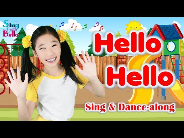 Hello Hello! Can You Clap Your Hands | Super Simple Song Covered By Bella with Lyrics and Actions