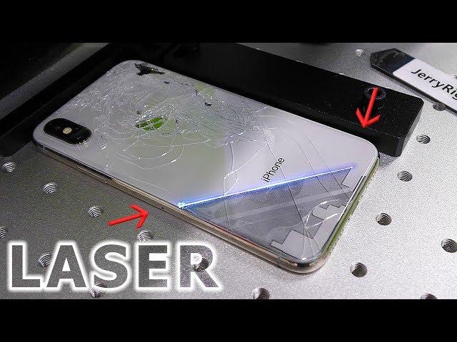 Easiest iPhone Glass Fix – WITH LASERS (Not clickbait)