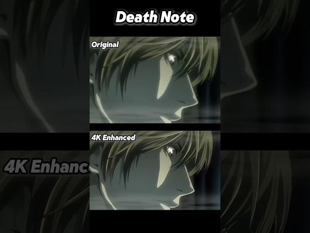 Death Note I'll take a potato chip and eat it!|How to Upscale Animation Video with AI?