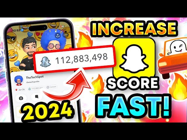 INCREASE SNAPSCORE FAST 2024! 112,000,000 (BOOST Snap Score) Snapchat Score HACK! iOS/iPhone/Android