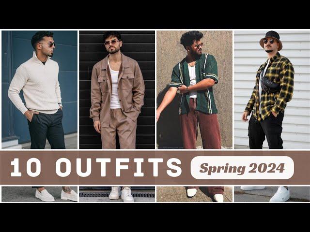 10 Latest Spring Outfit Ideas For Men 2024 | Men's Fashion