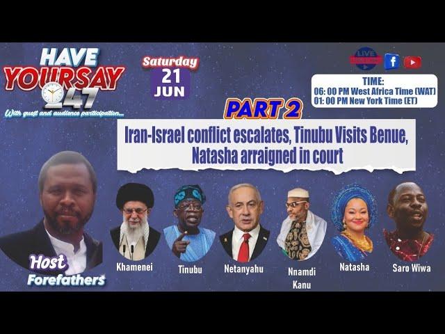PART 2: Iran-Israel conflict, Consequences For BRICS, AES & Russia, Tinubu Visits Benue state