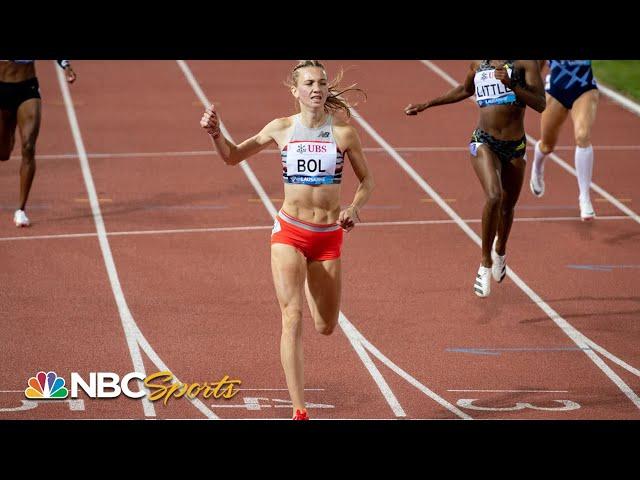 Dalilah Muhammad upset, Femke Bol wins 400mH at Diamond League Lausanne | NBC Sports