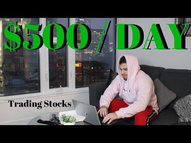 How To Make $500+ Day Trading Stocks From Home (The Zed Monopoly Trading Strategy)