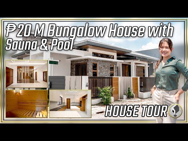 House Tour 18 • A Brand New Modern Bungalow House w/ SAUNA! in Angeles City Pampanga