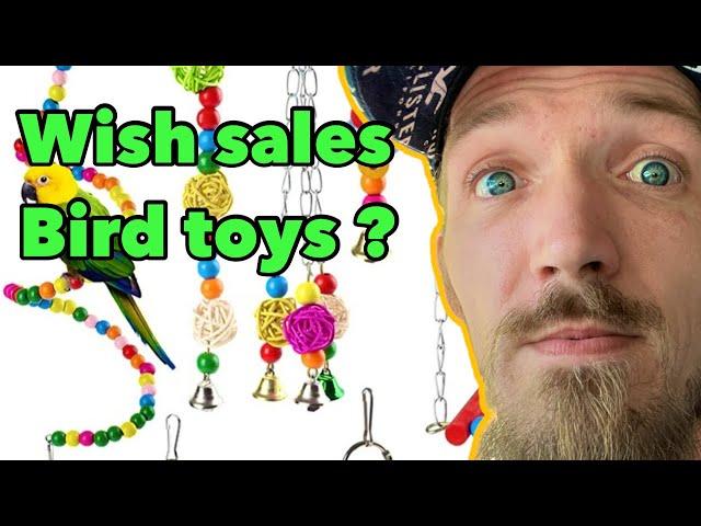 Unboxing bird toys from wish