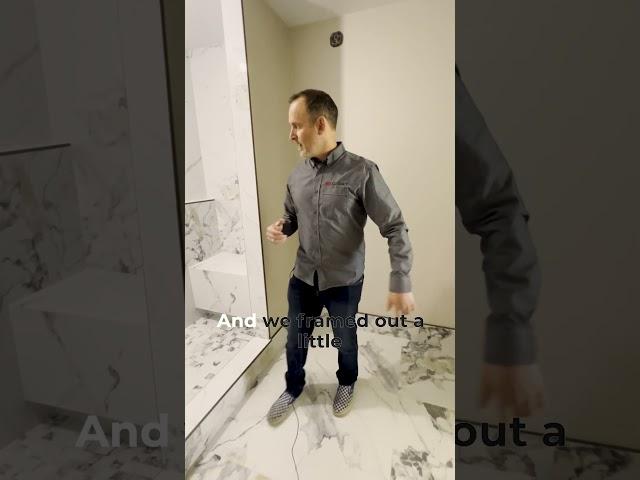 Mastering Space in this AMAZING High Rise Condo Bathroom Reconfiguration!