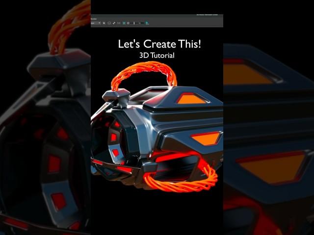 Futuristic Tech Concept Tutorial #3d #cg #3dmodeling #tutorial #3dmodelingtutorial #autodesk