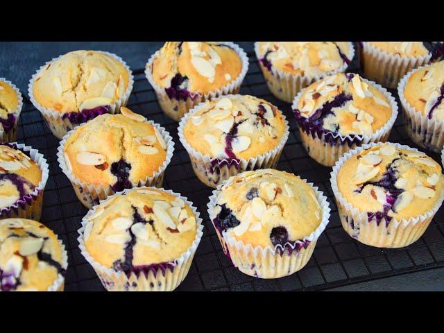 MUFFINS WITH BERRIES  Cook in 10 minutes [Eng SUB]