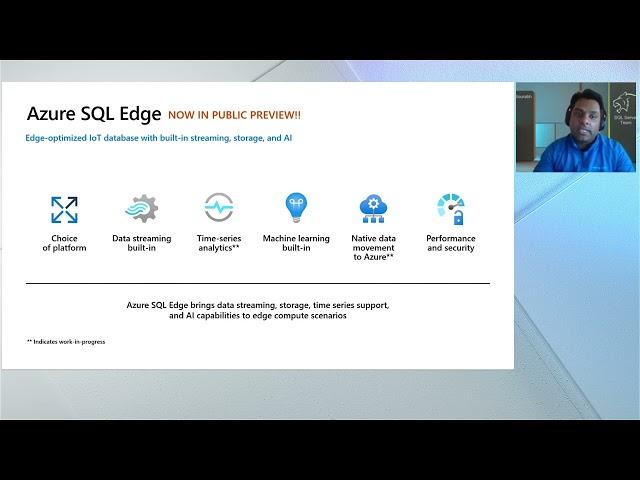 Microsoft Build 2020 Using Azure SQL Edge to build smarter renewable energy solutions