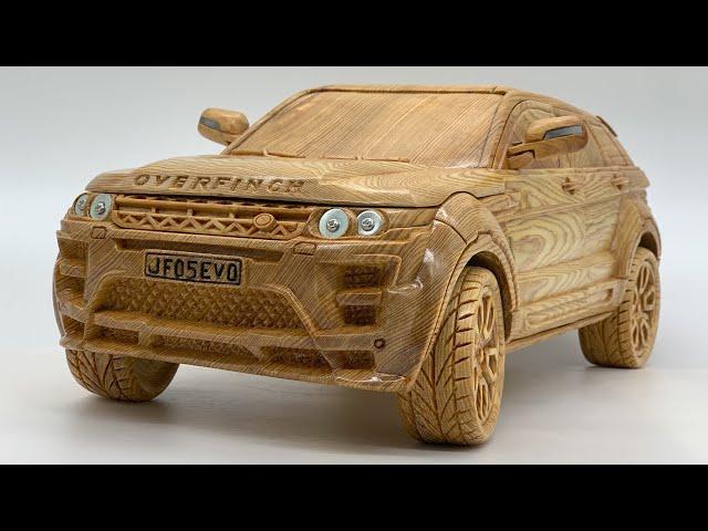 Wood Carving - Range Rover Evoque Overfinch 2013 - Woodworking Art