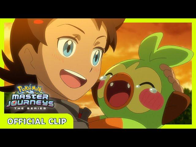 Goh and Grookey | Pokémon Master Journeys: The Series | Official Clip