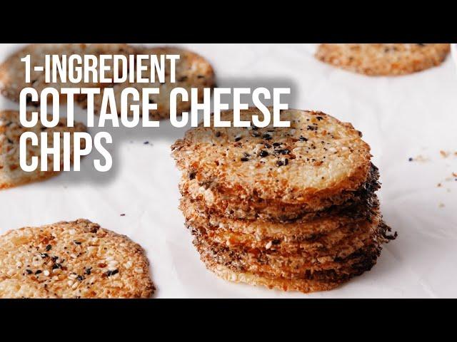 1-Ingredient Cottage Cheese Chips