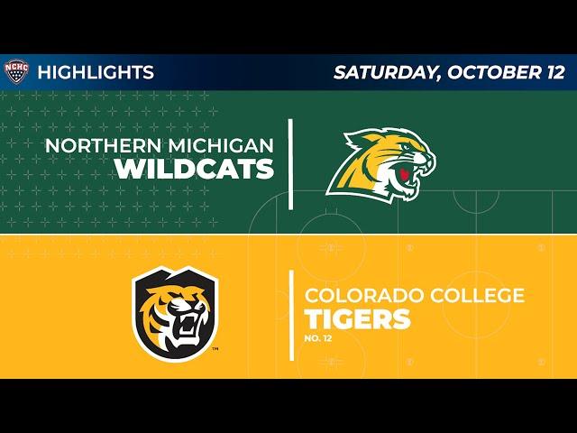 10/12/24 - Northern Michigan at Colorado College Highlights