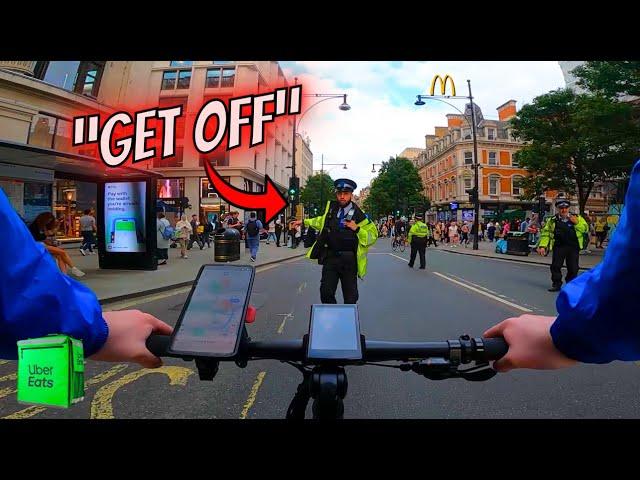 Just Another Day In London! Fast Food Delivery GoPro POV - Electric Bike Ride Along