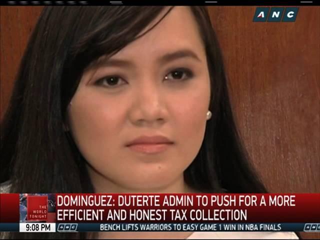 Incoming Finance chief Dominguez wants to bring down income tax rates