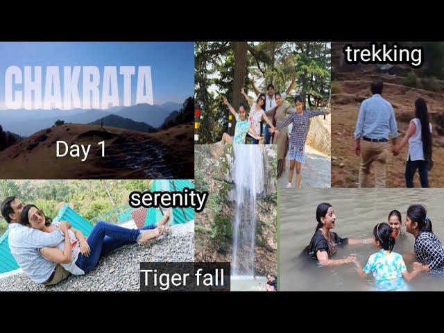 offbeat hill station Chakrata day 1 Tiger fall,Trekking, पहाड़ी घर में रहना।