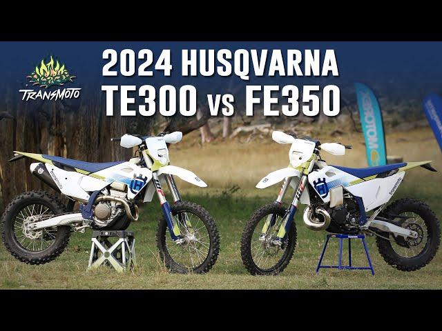 TESTED: 2024 HUSQVARNA TE300 vs FE350