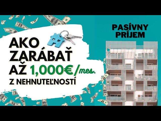 Ako zarobiť na prenájme | Aký byt zarobí najviac | Pasívny príjem | Reality a financie | 2.Diel