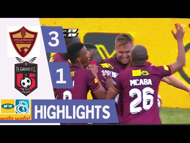 Stellenbosch Vs Ts Galaxy | MTN 8 Quarter Final | highlights