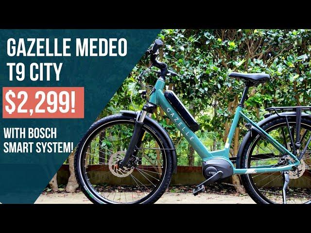 $2300 Bosch City eBike?! Gazelle Medeo City Electric Bike with Bosch’s new electronics