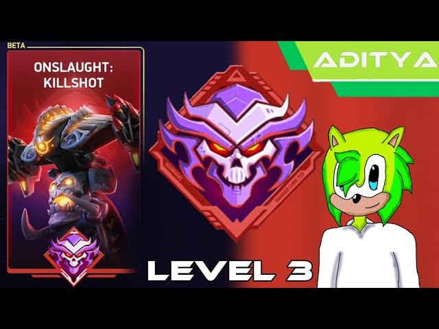 Onslaught: Killshot | Level 3 | Mech Arena | Mastered YT Aditya