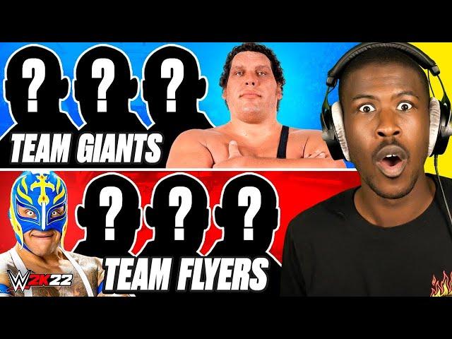 WWE 2K22 - 4 GIANTS vs 4 HIGH FLYERS! ft Macho T