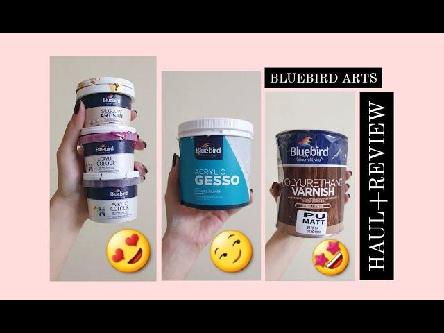 Bluebird Art Supply Haul+Review