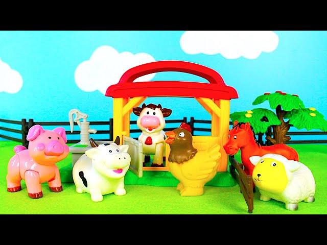 Cow Farm | How to make a Cow Shed | Farm Diorama with Barnyard Animal Figurines