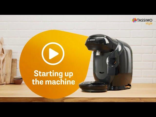 TASSIMO STYLE - First use and setting up your new machine