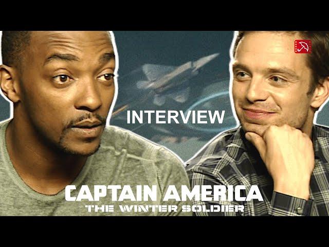 Anthony Mackie & Sebastian Stan CAPTAIN AMERICA: THE WINTER SOLDIER Interview (2014) // Marvel