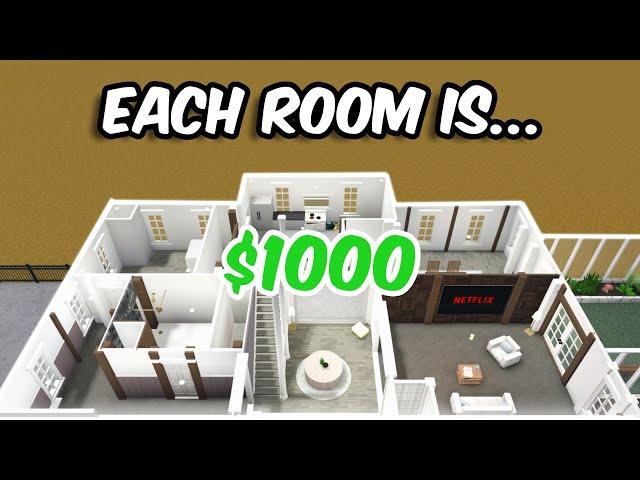 BUILDING a HOUSE but EVERY ROOM is $1000