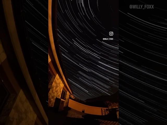 Grabé la rotación de la tierra  #starlapse #insta360 #insta360x4