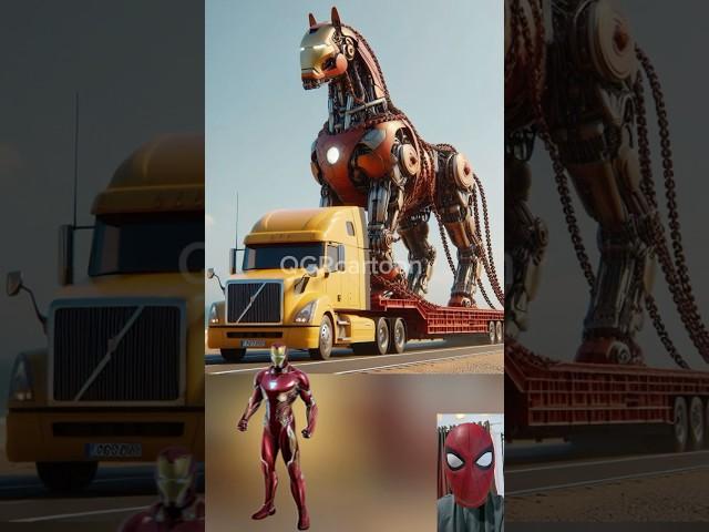 Avengers superheroes giant horse is captured  Marvel & DC #marvel #avengers#shorts#robot