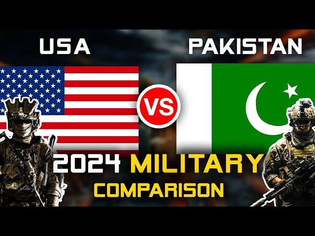 USA vs Pakistan Military Power Comparison 2024 | Pakistan vs USA Military Power 2024