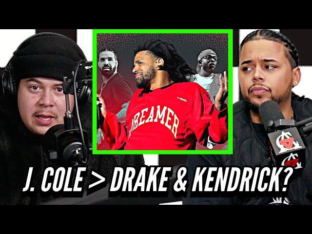 "COLE RAPS THE BEST!" Who Is The Better Rapper, Drake, Kendrick Lamar or J  Cole? | CAP Clips