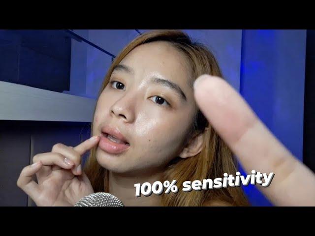 ASMR mouth sounds at 100% sensitivity! very tingly 