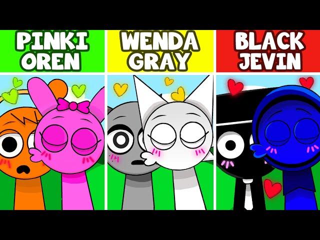 Incredibox Sprunki Sinner Edition Kiss Compilation - All Reactions