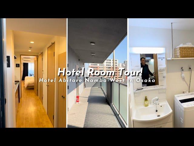 A Quick Tour of Our Room During Our Stay in Osaka | Hotel Abitare Namba-West